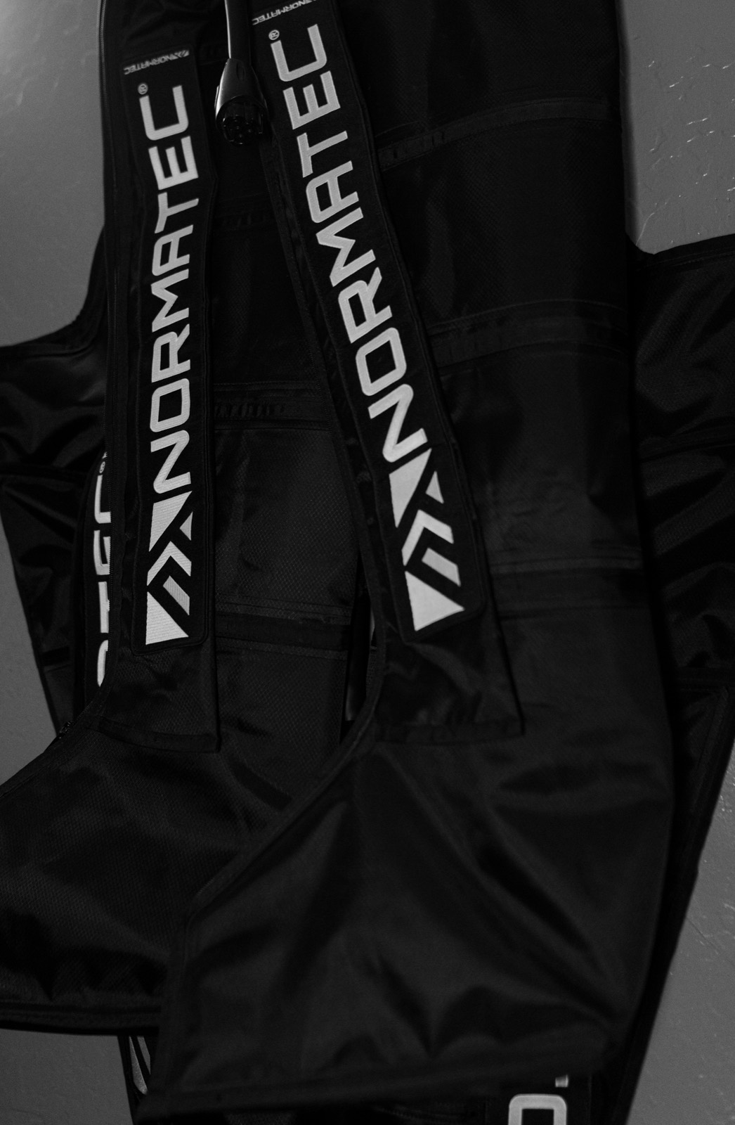 Normatec compression sleeves at Heat & Chill Recovery, contrast therapy studio in Oklahoma City